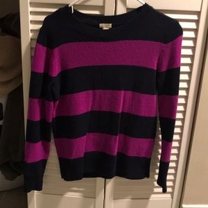 XS striped JCrew sweater